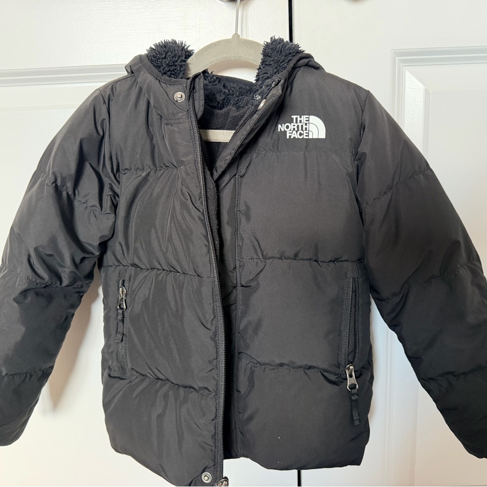 The North Face Kids 600 hooded  Black Puffer Jacket 4T